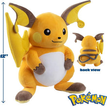 Pokémon - Peluche (Raichu) Morbido Grande 25Cm Pupazzo Plush Giocattoli Bambini