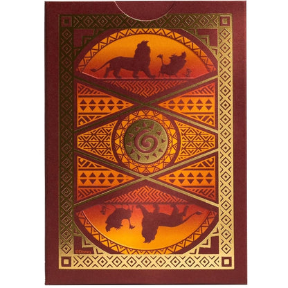 Bicycle - Disney (The Lion King) Playing Cards - Mazzo di Carte da Collezione, Poker, Magia e Cardistry basato sul famoso film di Animzione Disney (Il Re Leone)