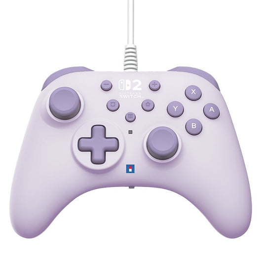 Hori Horipad Turbo (Cozy Lavanda) Controller Wired Cablato Nintendo Switch 2 PC