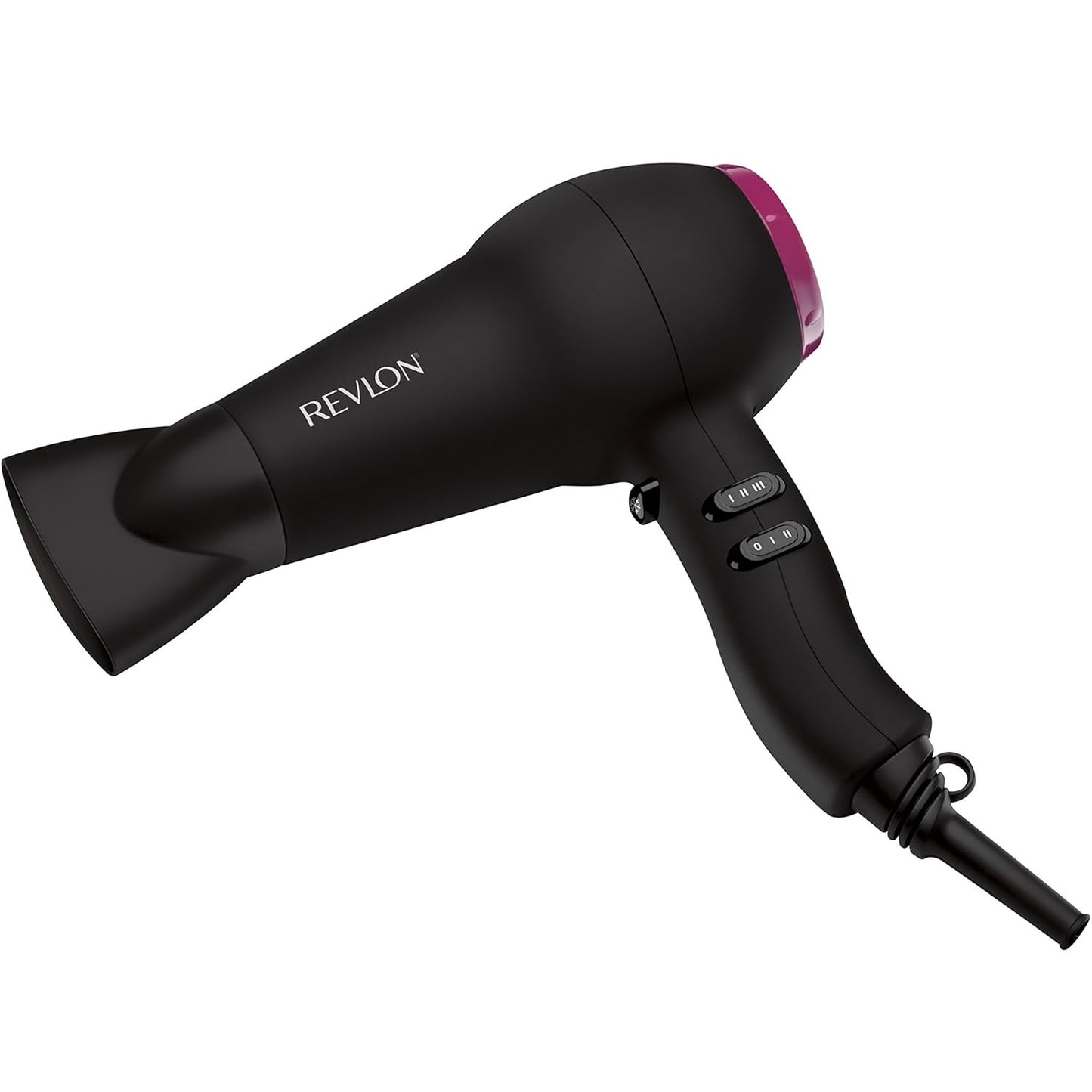 Revlon Asciugacapelli Fast Light Hair Dryer 2000W Potente - Phon con Diffusore per styling, 3 livelli di Riscaldamento e Potenza Nero