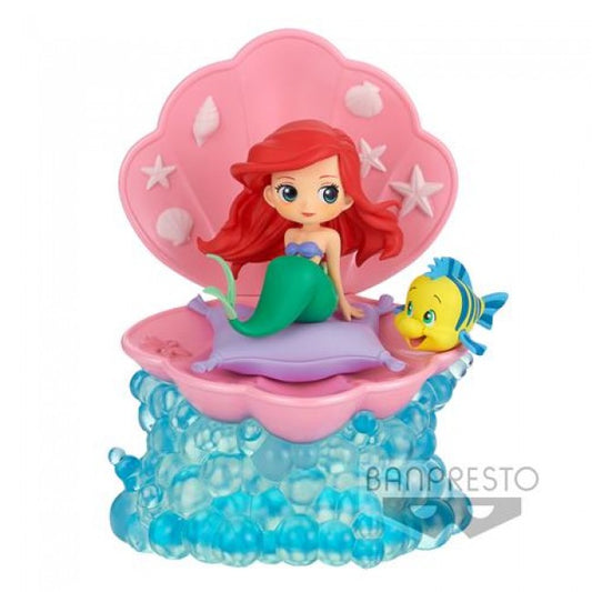 BANPRESTO Q POSKET DISNEY - ARIEL PRINCESS STATUETTA BANDAI ACTION FIGURE 14CM