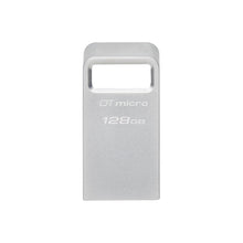 Kingston Pendrive 128GB DTMC3G2/128GB DataTravel Micro Gen.1 USB-A 3.2 Chiavetta Metallo Type-A Memoria Drive Flash PC 200MB/s(R) Silver Metal
