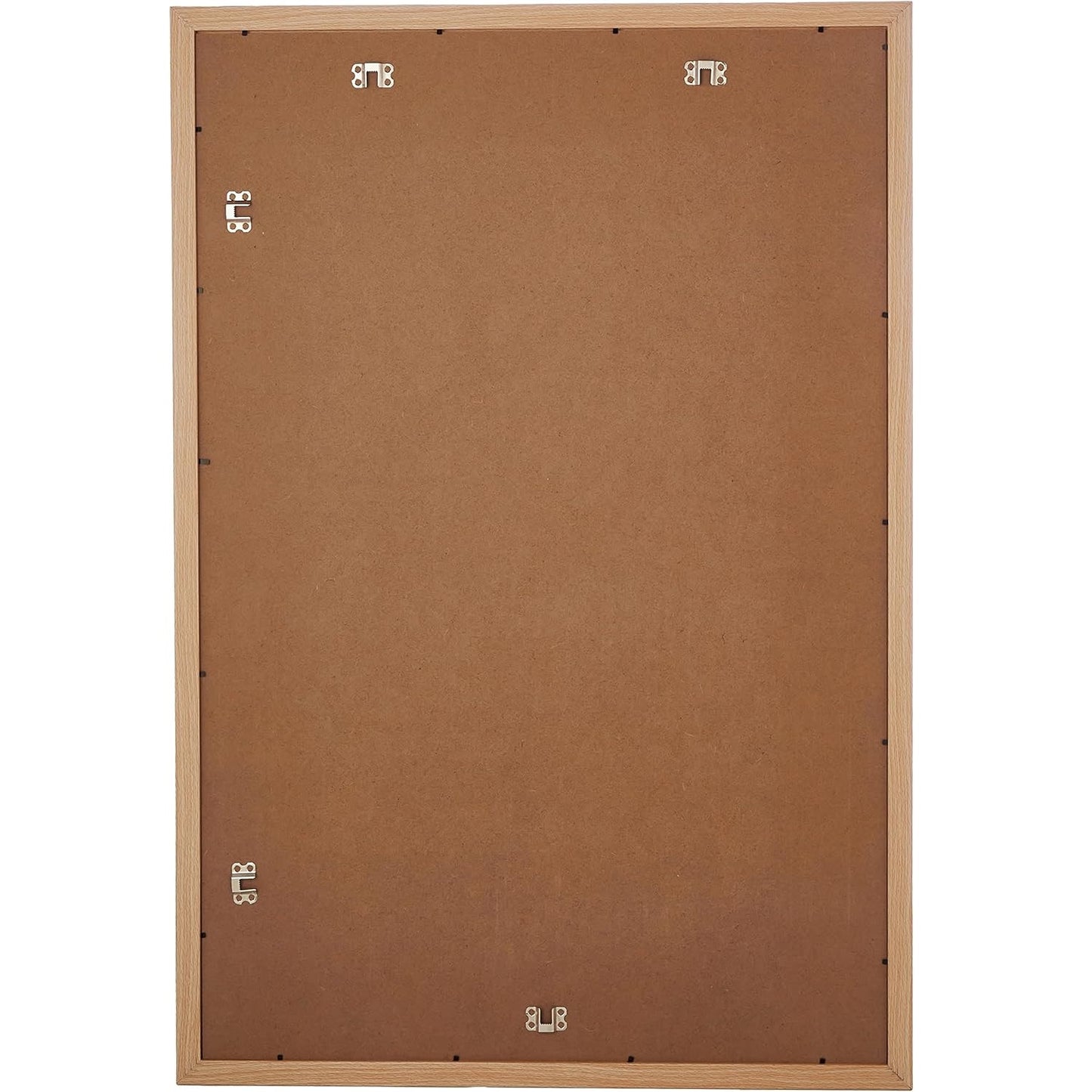 Grupo Erik: Cornice Poster 61 x 91,5 cm effetto legno Faggio Bombata da parete grande, in legno MDF Curvo , Cornice per Maglia da Calcio, Cornice per Quadri grandi
