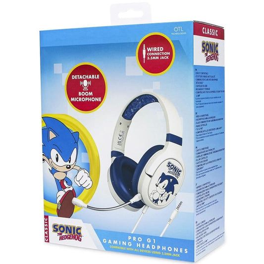 Otl Cuffie Sonic Pro G1 Wired Per Nintendo Switch Smartphone Ps4 Ps5 Tablet Pc