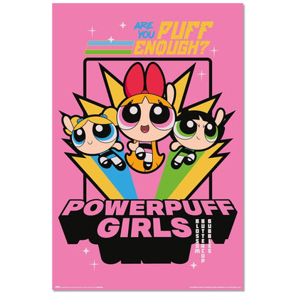 Maxi Poster Le Superchicche (The Power Puff Grils) a Parete Incorniciabile 91x61 cm