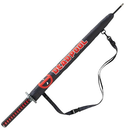 Ombrello a Spada Marvel (Deadpool) Premium Bambino Automatico - Giovanile per 10 Anni, Nero