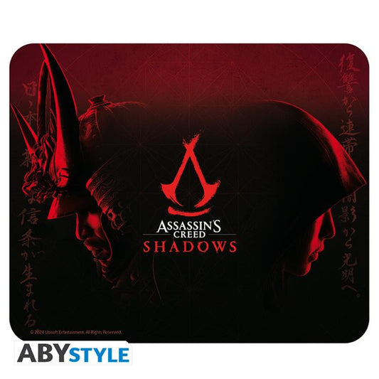 ABYSTYLE - Assassin's Creed Shadows (Yasuke/Naoe) Tappetino Mouse 22cm Mousepad