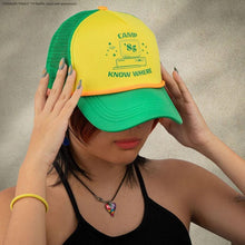 Cinereplicas - Stranger Things (Camp Know Where) Cappellino Ufficiale Strapback - Berretto Cappello Trucker con Visiera Curva Stile Baseball Basket Cap