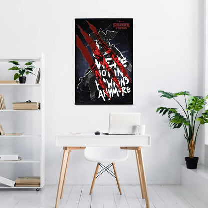 Maxi Poster Stranger Things (Demogorgon) Locandina Horror Incorniciabile 91x61cm