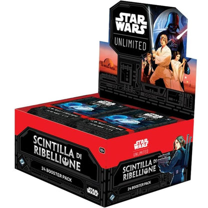 Star Wars Unlimited Scintilla Di Ribellione Display 24 Buste Booster Pack Tcg It