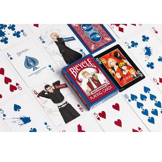 Bicycle - Tokyo Revengers - Playing Cards - Mazzo di Carte da Collezione, Poker, Magia e Cardistry basato sul famoso Anime Manga Giapponese