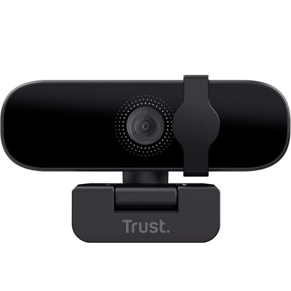 Trust Tanor 1080p Webcam PC con Microfono, Web Camera PC USB con Filtro Privacy, Fuoco Fisso 30 FPS, Plastica Riciclata 85%, Videocamera Full HD per Laptop Desktop Mac Windows Skype Zoom Teams
