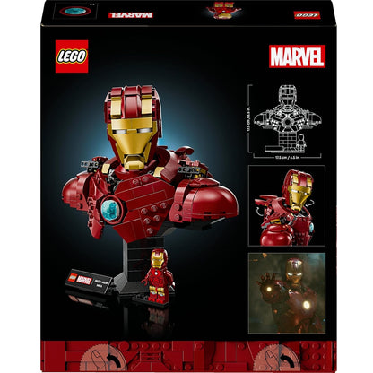 Lego - Marvel 76327 (Busto di Iron Man MK4) Figure Costruzioni 436 pz 18+ Infinity