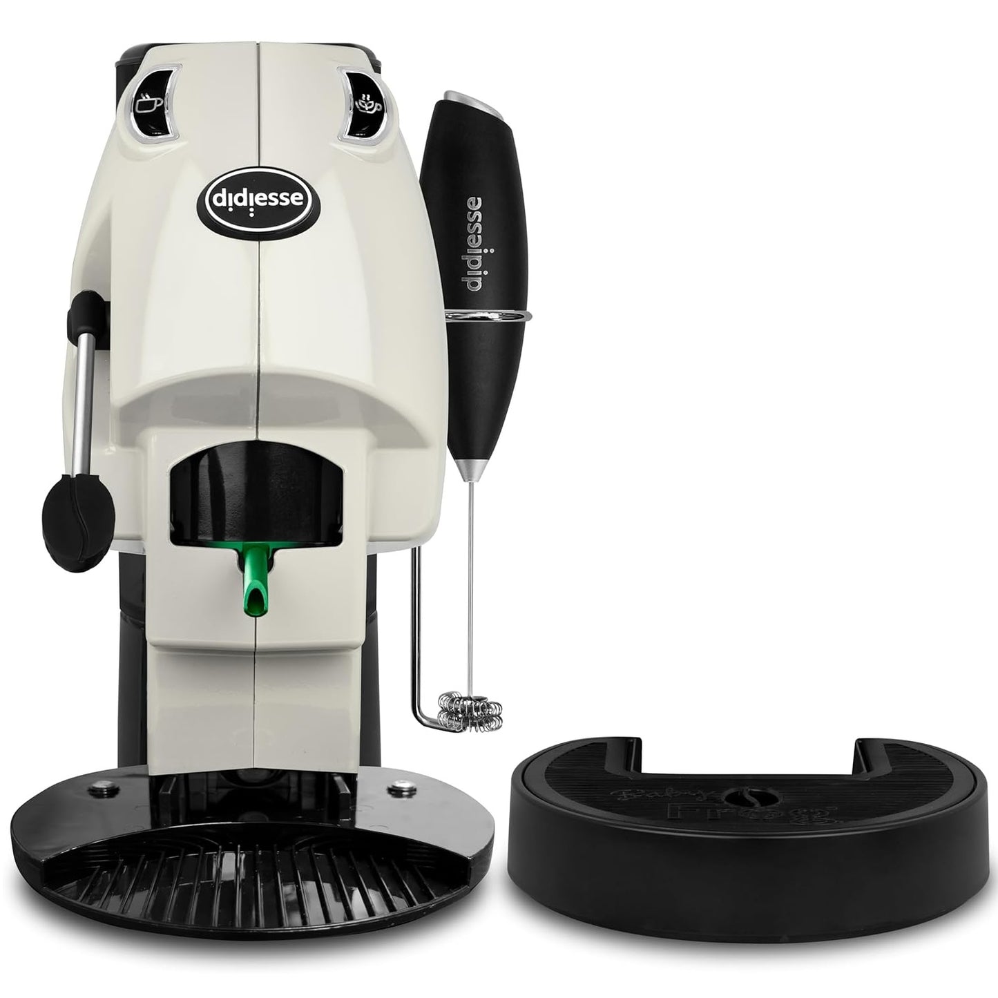 Frog Baby (Avorio) Coffee and Tea Macchina per Caffe a Cialde 44mm con Frullino STD 650W