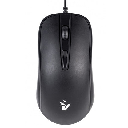Vultech Essence Mouse Usb Con Filo Wired 4 Pulsanti Ottico 1200 Dpi Pc Laptop