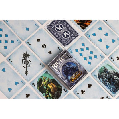 Bicycle - World of Warcraft:  Wrath The Lich King (L'ira del Re dei Lich) Playing Cards - Mazzo di Carte da Collezione, Poker, Magia e Cardistry basato sul famoso Videogioco Videogames