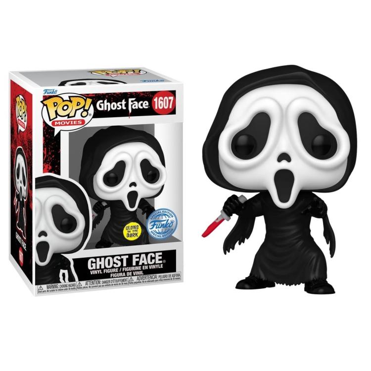 Funko Pop ! Movies Scream - (1607) Ghost Face Figure Glow Special Edition Horror