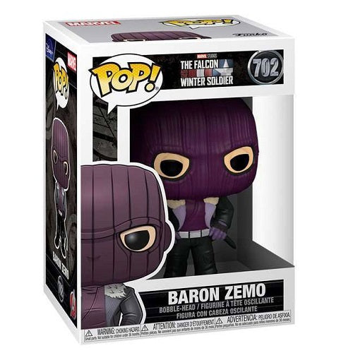 Funko Pop Falcon & Winter Soldier (702) Baron Zemo Vinyl Marvel Statuetta Nuovo