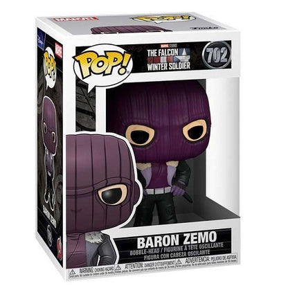 Funko Pop Falcon & Winter Soldier (702) Baron Zemo Vinyl Marvel Statuetta Nuovo