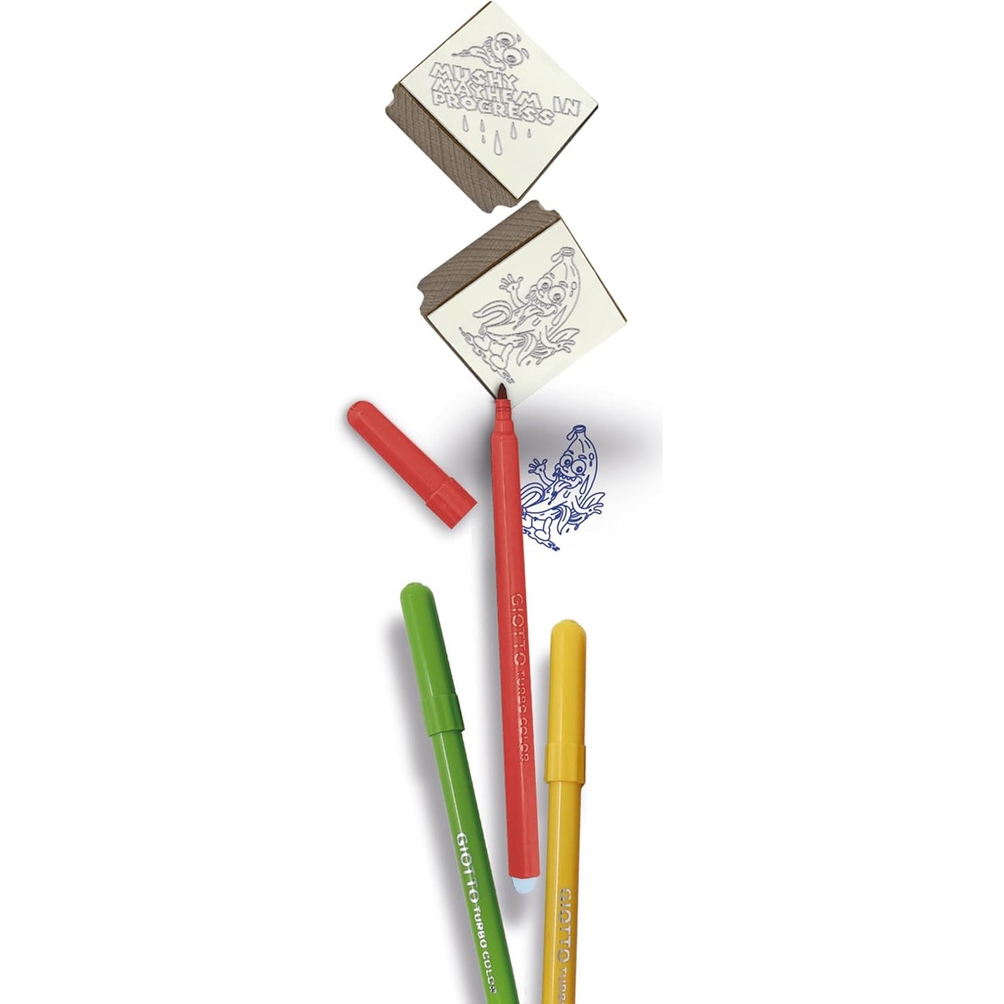 The Ultimate BRAINROT - Colors & Funky Stamps Pennerelli (BANANA SCREAM) 3+ Giotto Fila Made in Italy Set Regalo Bambini Natale Pasqua