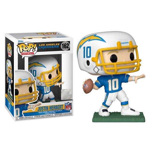 Funko Pop Nfl Chargers 162 Justin Herbert Football Vinyl Usa Statuetta Nuovo