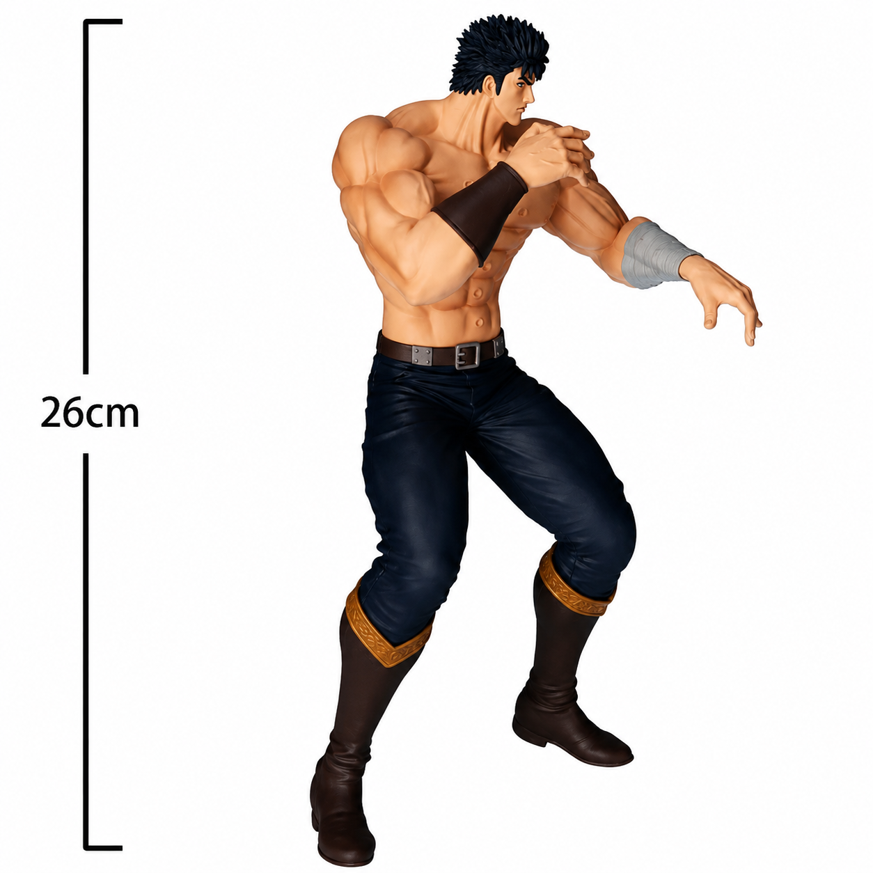 Banpresto Grandista Ken Il Guerriero: Fist Of The North Star Kenshiro Statua Da Collezione - Figure 26cm PVC