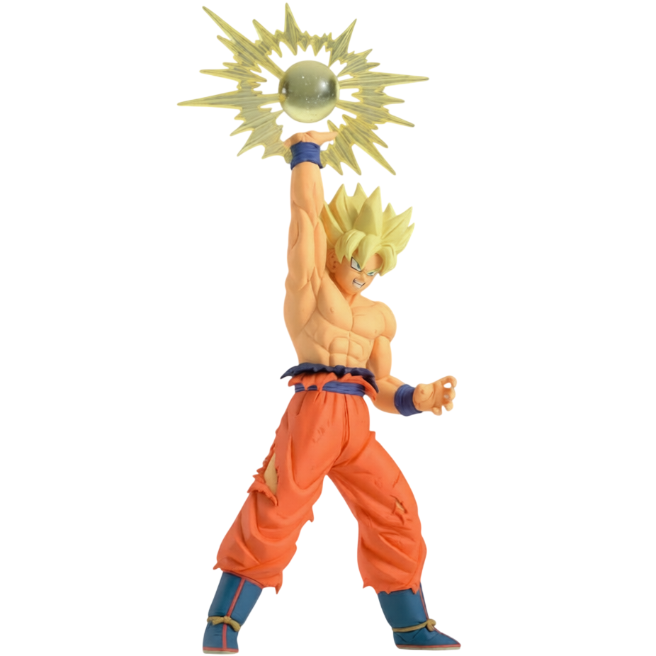 Bandai Banpresto Dragon Ball Z: Goku Super Saiyan Con Sfera Di Energia Statua Da Collezione - GxMateria Figure 18cm PVC