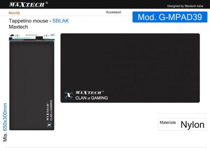 Maxtech Tappetino Grande Mouse Pad Tastiera Pc Gaming Mousepad Gigante Xxl Gioco