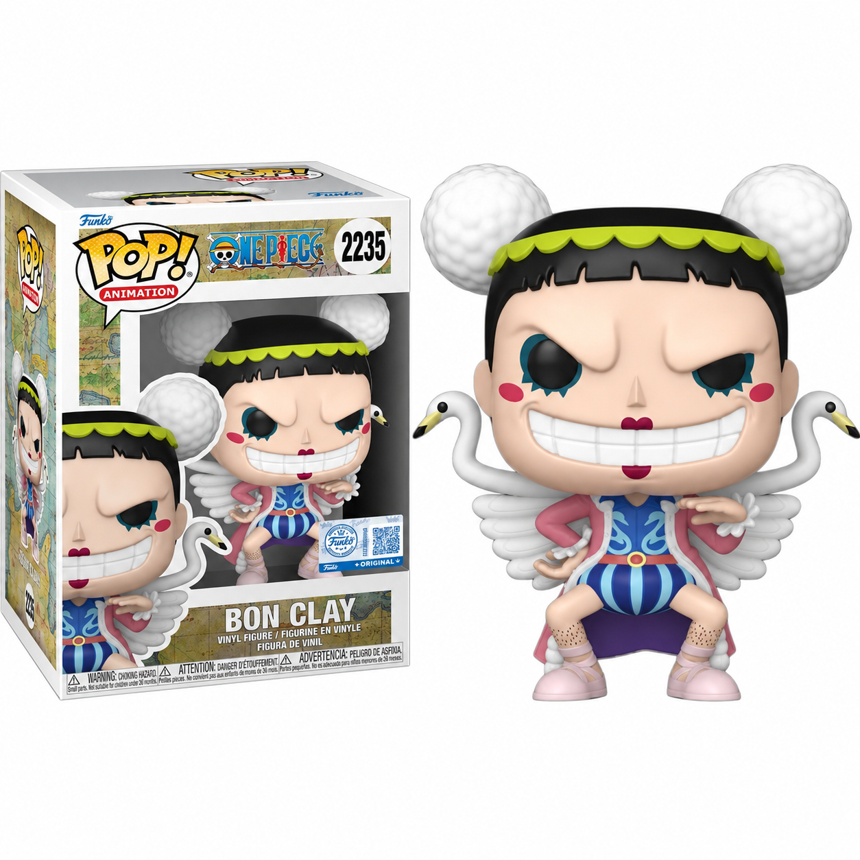 Funko Pop! Animation: One Piece (2235) Bon Clay Mr.2 - Figure 9cm (Special Edition)
