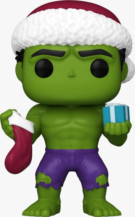 Funko Pop ! Marvel Holiday (1321) - Green Hulk Vinyl Figure Special Edition 9Cm