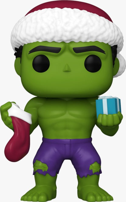 Funko Pop ! Marvel Holiday (1321) - Green Hulk Vinyl Figure Special Edition 9Cm