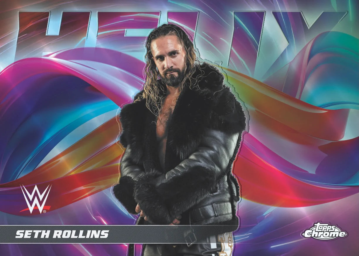 Topps Chrome WWE 2026 Value Box Carte Wrestling Ufficiali