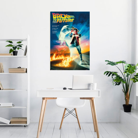 Maxi Poster Locandina del Film (Back To The Future 1) Ritorno Al Futuro 91x61 cm