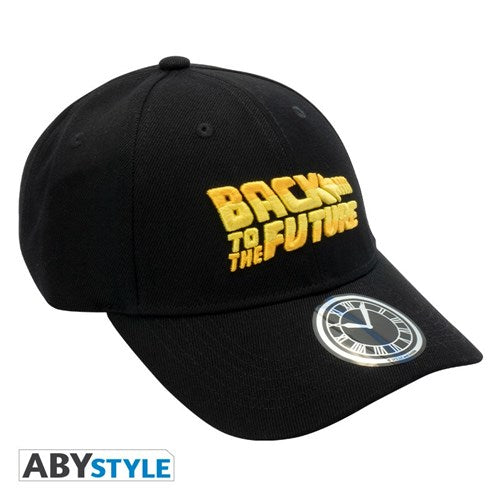 ABYSTYLE - Back to the Future Logo - Berretto Ritorno al futuro Cappello con Visiera Curva Stile Baseball Cap