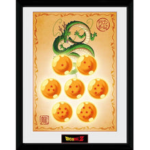 ABYSTYLE: DRAGON BALL Z (SFERE) POSTER INCORNICIATO CORNICE QUADRO STAMPA 30x40