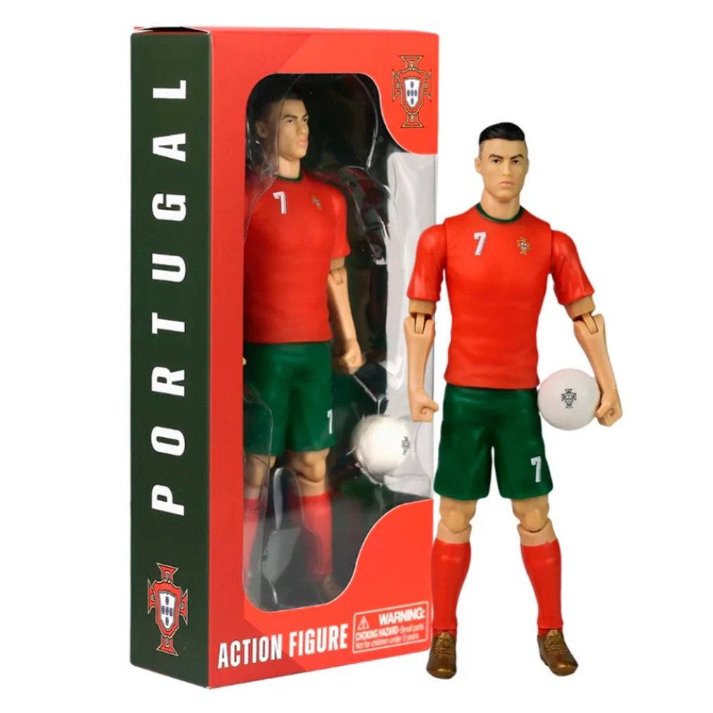 Banbo Toys - Sockers - Portogallo (Cristiano Ronaldo) Action Figure Football/Calcio Statuetta da Collezione 20cm