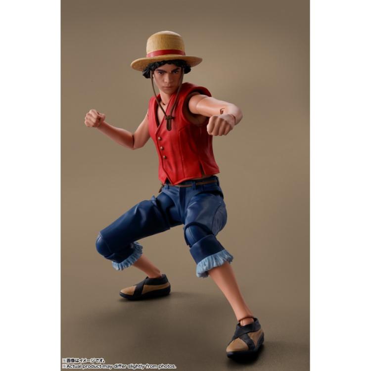 BANDAI SH FIGUARTS ONE PIECE: MONKEY D.LUFFY TAMASHI FIGURE SERIE NETFLIX 15CM