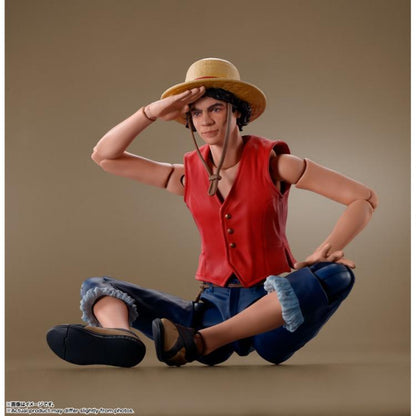 BANDAI SH FIGUARTS ONE PIECE: MONKEY D.LUFFY TAMASHI FIGURE SERIE NETFLIX 15CM