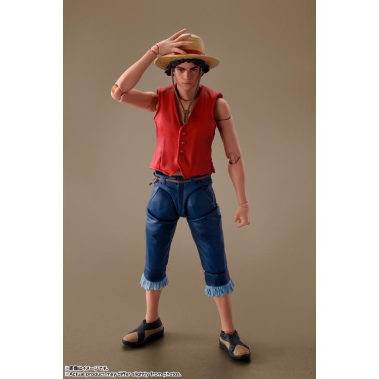 BANDAI SH FIGUARTS ONE PIECE: MONKEY D.LUFFY TAMASHI FIGURE SERIE NETFLIX 15CM