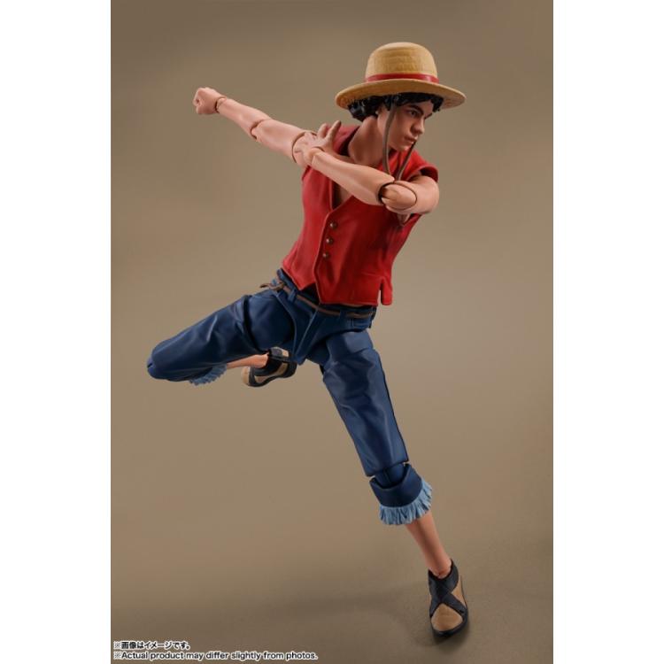 BANDAI SH FIGUARTS ONE PIECE: MONKEY D.LUFFY TAMASHI FIGURE SERIE NETFLIX 15CM