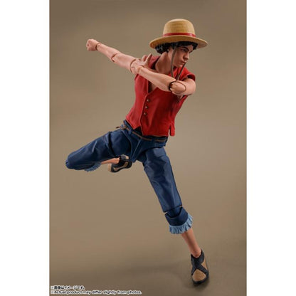 BANDAI SH FIGUARTS ONE PIECE: MONKEY D.LUFFY TAMASHI FIGURE SERIE NETFLIX 15CM