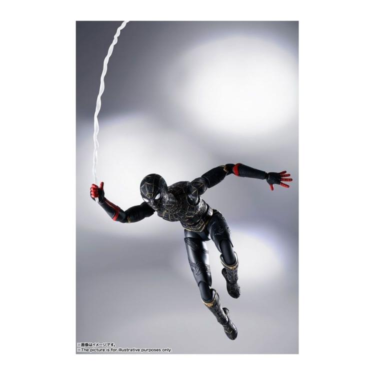 BANDAI SH FIGUARTS: SPIDER-MAN NO WAY HOME BLACK & GOLD SUIT TAMASHI SPECIAL SET