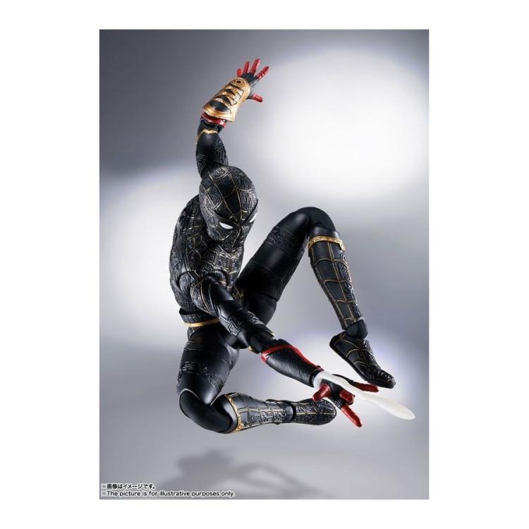 BANDAI SH FIGUARTS: SPIDER-MAN NO WAY HOME BLACK & GOLD SUIT TAMASHI SPECIAL SET