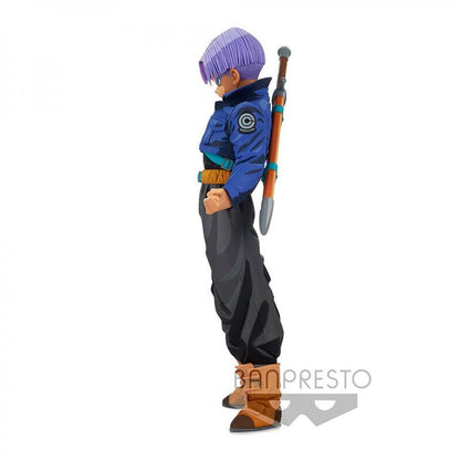 BANPRESTO STATUA DRAGON BALL Z MASTER STARS PIECE TRUNKS MANGA DIMENSIONS 24cm