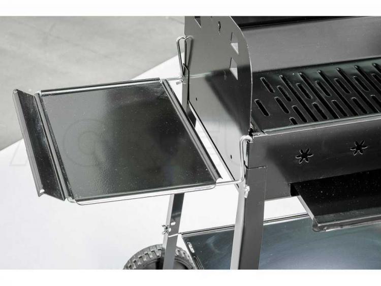 Ferraboli Barbecue Garda Carbonella Carrello Ruote Griglia 58X37 Grill Giardino