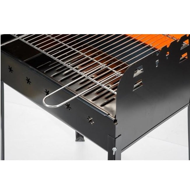 Ferraboli Barbecue Ledro A Carbonella Legna Braciere Con Griglia 58X37 Minigrill