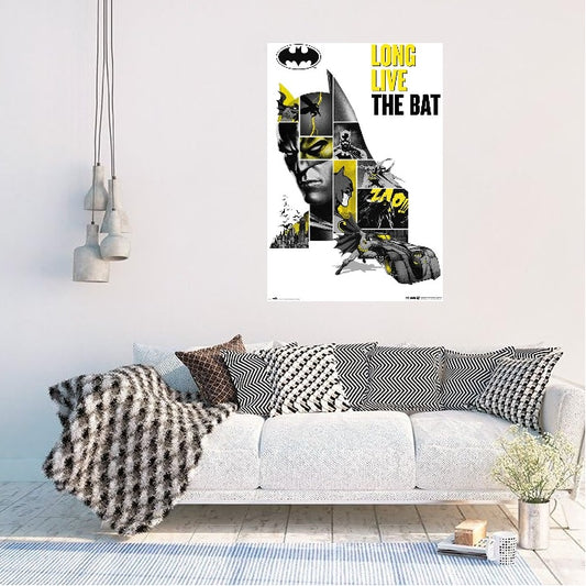 Maxi Poster Dc Comics (Batman - Long Live the Bat) a parete Incorniciabile 91x61 cm Gadget Nerd