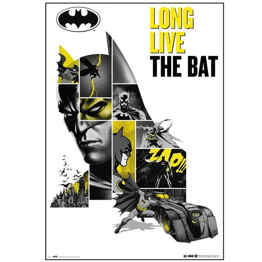 Maxi Poster Dc Comics (Batman - Long Live the Bat) a parete Incorniciabile 91x61 cm Gadget Nerd