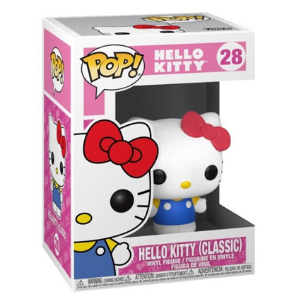 Funko Pop ! Hello Kitty - (28) Hello Kitty Classic 45Th Anniversary Figure Hk 9Cm