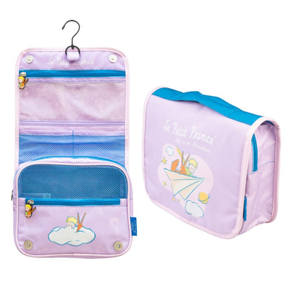 Beauty Case da Viaggio (Il Piccolo Principe) Collection Borsa Bag Borsellino Donna da Viaggio da Appendere Impermeabile con Scomparti e Gancio | Organizer Trucchi Portatile, Regalo Donna (24 x 20 x 9 cm)